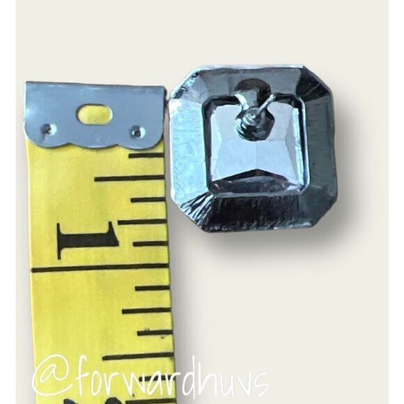 Bundle Sale 3 for $15 | Large Sparkly Watermelon Colored Bling Earrings - Picture 5 of 6